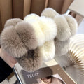 Winter Faux Fur Hair Claw Rabbit Hair Hairpins Plush Hair Clip Barrette Crab Headwear for Women Girls Hair Accessories
